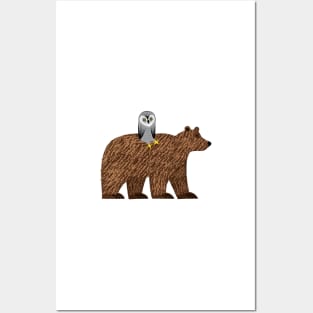 The Owl and The Bear Posters and Art